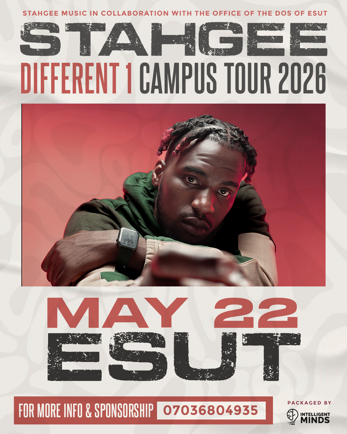 STAHGEE DIFFERENT 1 CAMPUS TOUR 2026 (ESUT)
