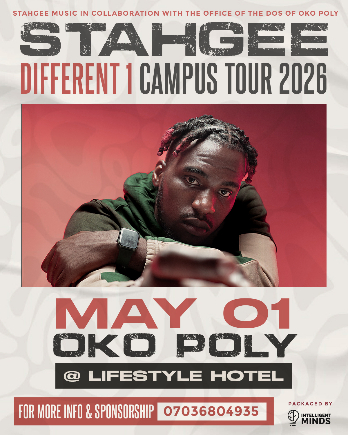STAHGEE DIFFERENT 1 CAMPUS TOUR 2026 (OKO POLY)